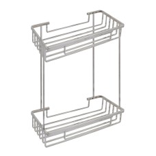 Поличка Trento прямокутна подвійна SS304 (53610)