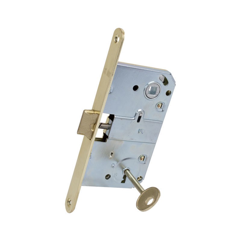 Механизм с ключом АRT DOOR M90K латунь 90мм (sale) (13289)