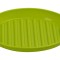 Мыльница овальная силикон Arino, зеленый (36606)