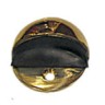 Дверной стопор ракушка Bruno 902 PB полированная латунь (sale) (11056)