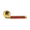 Дверная ручка Colombo Design Taipan LC11 золото/шиповник  с накладками под прорезь