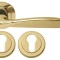 Дверная ручка RDA Stella с накладками под ключ титановое золото (11213)