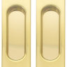 Ручка на раздвижные двери Fimet 3663AC F01 полированная латунь (комплект)
