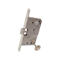Механизм для межкомнатных дверей AGB Art. B010155006 с ключом Mediana никель