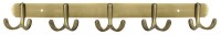 Вешалка на 10 крючков Arino, латунь античная (33222)
