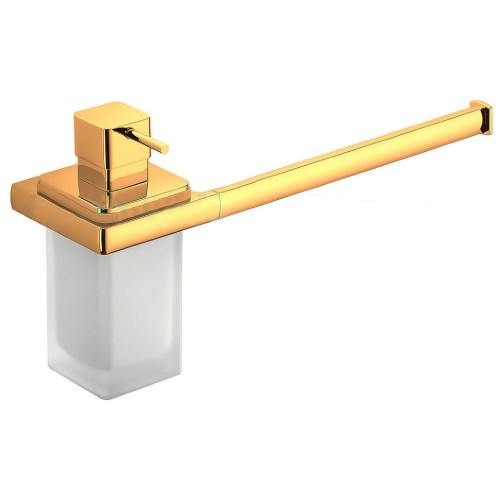 Дозатор жидкого мыла с полотенцедержателем Colombo Design Lulu B6274 золото (23486)