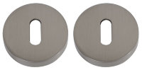 Дверная накладка под прорезь Colombo Design CD 1043 матовый никель     (Flessa, Taipan, Tender)