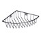 Полка-сетка полукруглая Arino, хром полированный (10180)