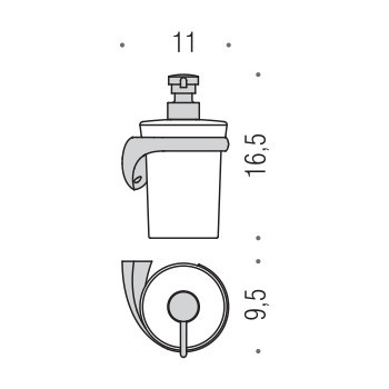 Дозатор жидкого мыла Colombo Design Link B9310SX (2887)