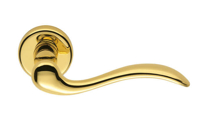 Дверная ручка Colombo Design Heidi полированная латунь 50мм розетта