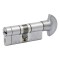 Цилиндр Securemme 322TPCS41511X5 К22 40/50 мм 5кл +1 монтажный ключ/ручка матовый хром  (54973)