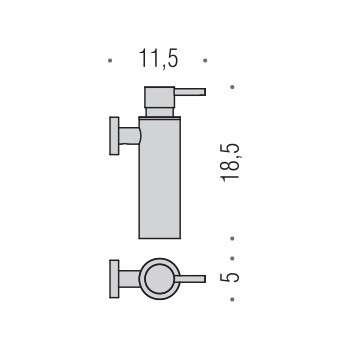 Дозатор жидкого мыла Colombo Design Plus W4981 (6429)