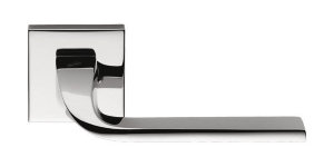 Дверная ручка Colombo Design ISY BL11 RSB хром 50мм розетта