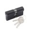 Цилиндр дверной Cortellezzi Primo 116 35x35 ключ/ключ, черный