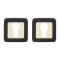 Накладка дверная под ключ RDA RY 40 золото/матовый черный (Cube, Sens, Como) (36375)