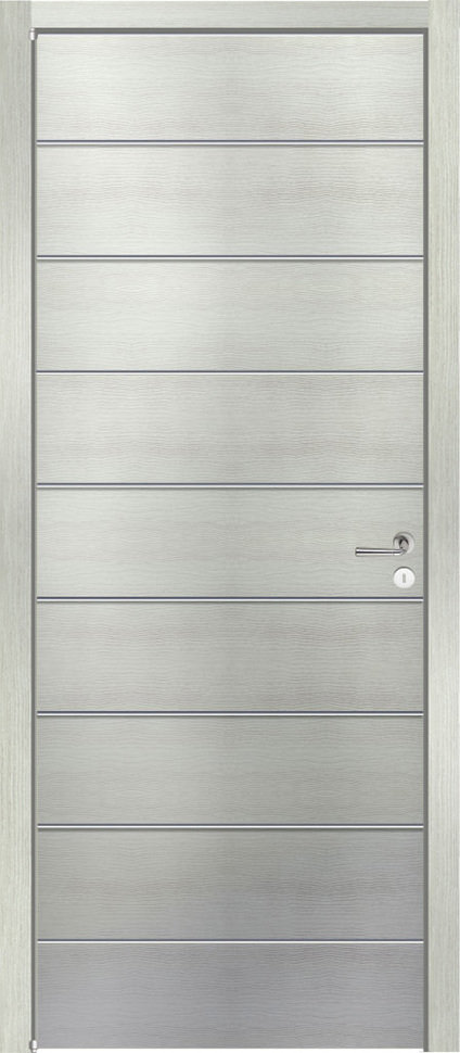 Дверь межкомнатная ламинированная PIANO A8, лиственница светлая