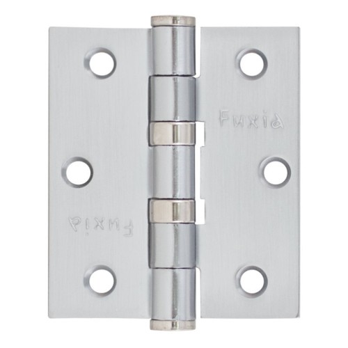 Петля дверная Fuxia 75*2,5 (2 подш, сталь) матовый хром (12155)