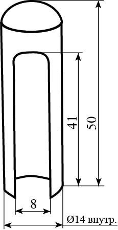 Колпачок для дверной петли STV SB14 закругленный матовая латунь (алюминий) (sale) (16732)