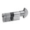 Цилиндр Securemme 3220PCS30301X5 К22, 30/30 мм, 5ключей, монтажный ключ/ручка, матовый хром