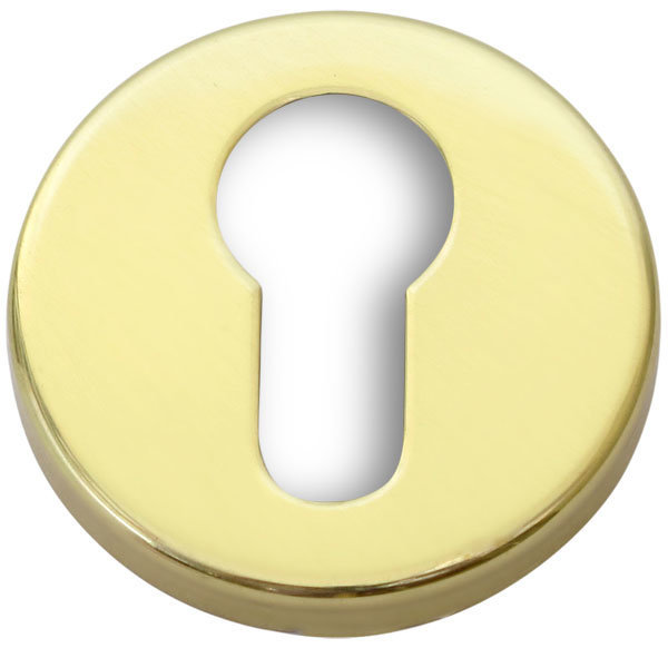 Накладка дверная под ключ Fimet 2073K F01 полированная латунь (sale)
