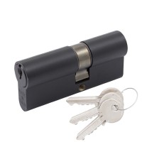 Цилиндр дверной Cortellezzi Primo 116 35/45 мм, ключ/ключ, черный