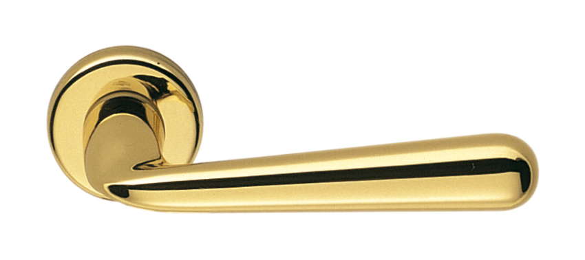 Дверная ручка Colombo Design Robodue CD 51 полированная латунь 50мм розетта