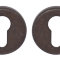 Дверная накладка под ключ Colombo Design CD 63 G B античная бронза (Ida)
