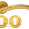 Дверная ручка RDA Milla с накладками под ключ золото (11231)