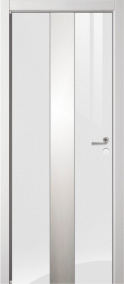 Дверь межкомнатная ламинированная LUCIDO LV 4, белый глянец